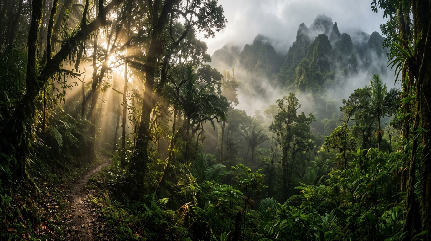 Hutan berkabut Sekala Niskala